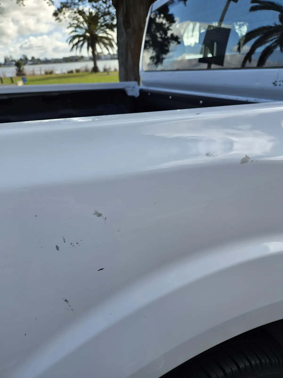 Scratches on the side panel
